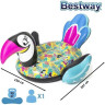 Надувной матрас-плот для плавания BESTWAY ТУКАН 207х150 см с ручками, до 90 кг, от 12 лет 91082 BW